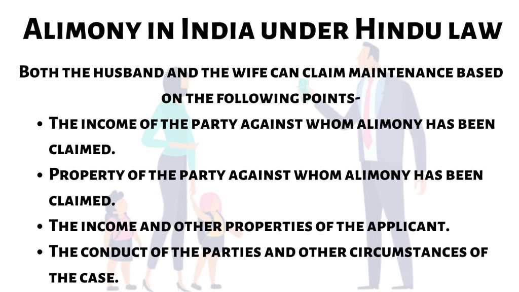 How Alimony in India is decided? 