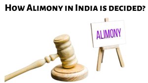 How alimony in india is decided