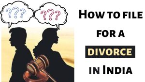 how to file for a divorce in india